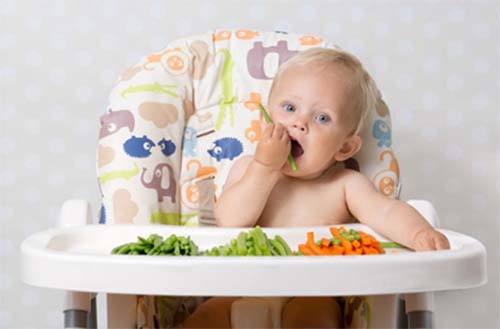 Các món ăn dễ cầm nắm luôn được chú trọng trong phương pháp ăn dặm BLW